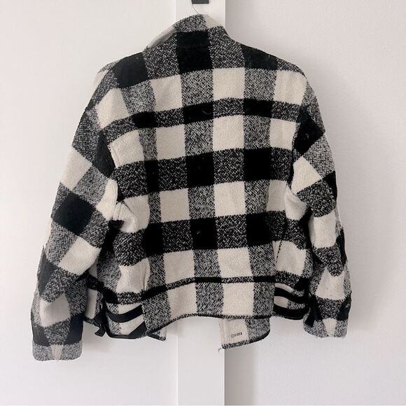 Rebecca Minkoff Allegra Jacket Plaid Wool Coat - Picture 8 of 9
